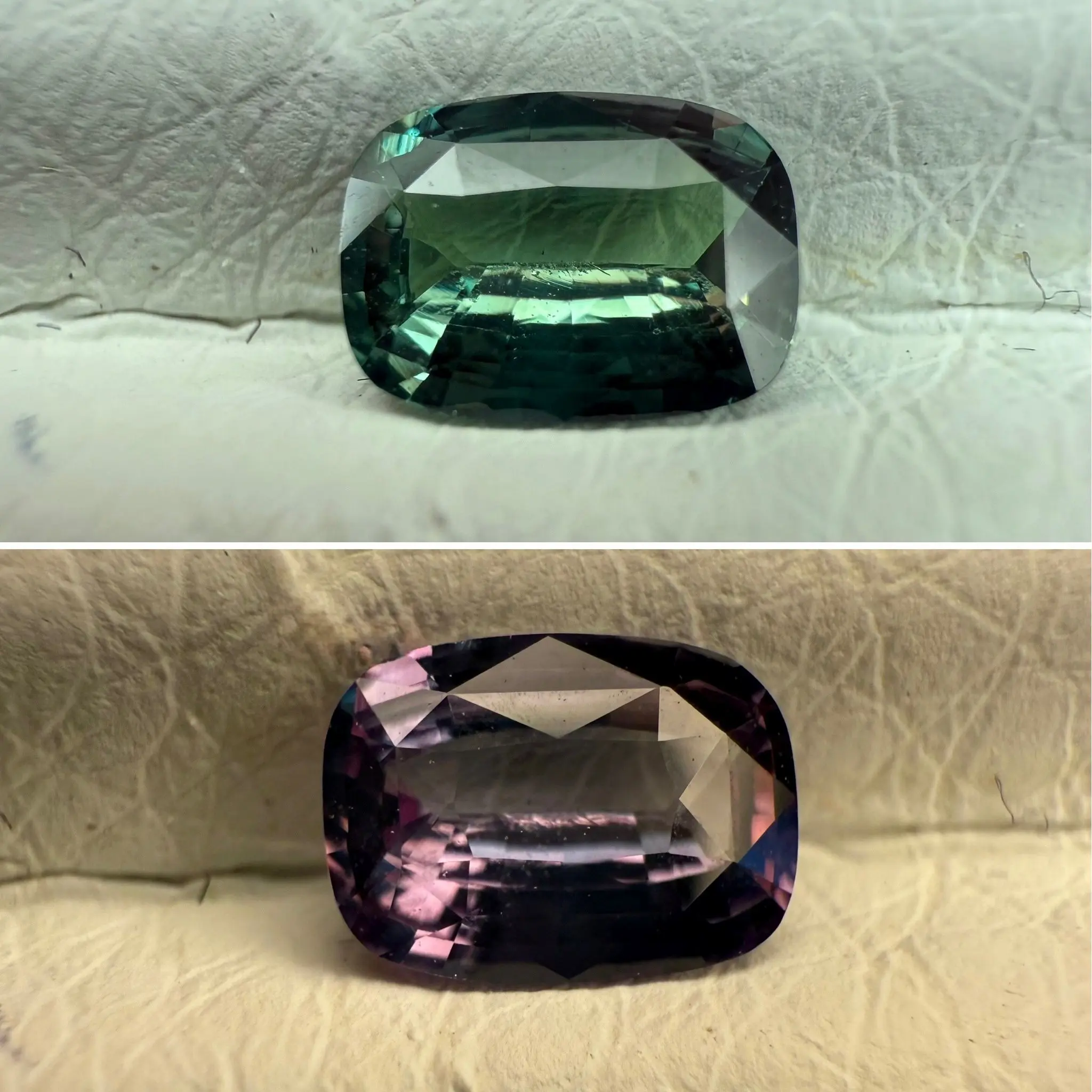 Cushion Shape Alexandrite 0.59 cts | The Rare Gem